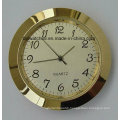 Promotional Analog Quartz Small Metal Insert Clock Golden Mini Clocks